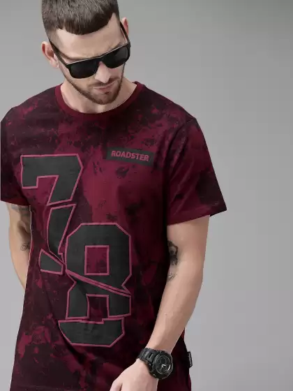 Printed Round Neck Pure Cotton T-shirt - image 3