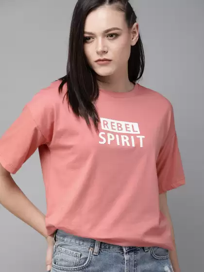 Printed Round Neck Pure Cotton T-shirt - image 3