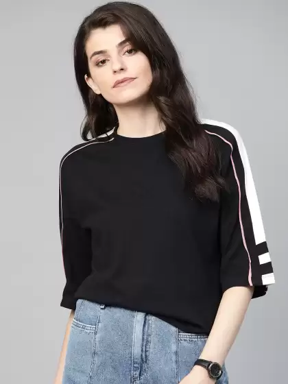 Relaxed Fit Round Neck T-shirt - image 3
