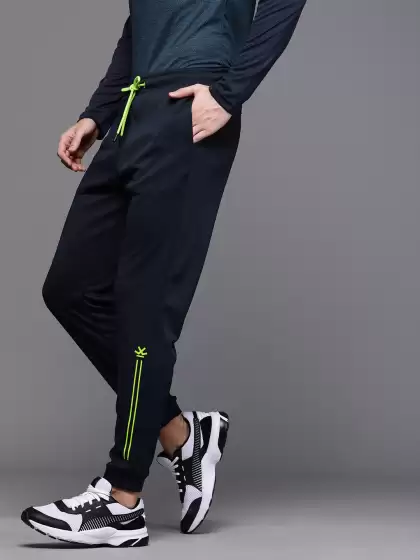 Men Solid Regular Fit Joggers - image 3