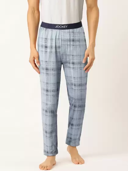 Men Checked Lounge Pants - image 3