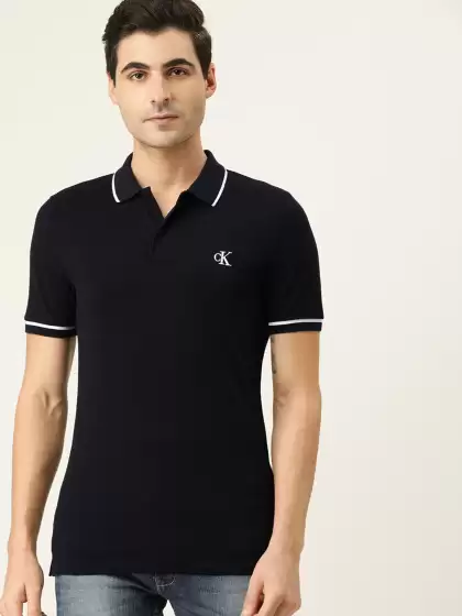 Slim Fit Polo Collar T-shirt - image 3