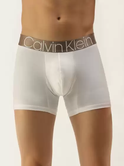 Men Solid Knitted Trunks - image 3