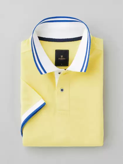 Solid Polo Collar T-shirt - image 3