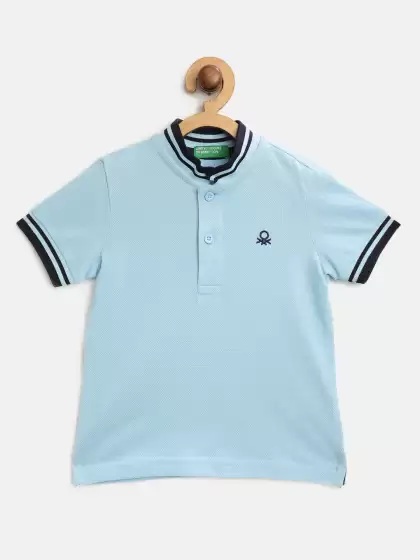 Boys Solid Polo Collar T-shirt - image 3