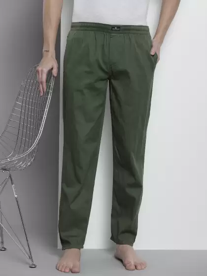 Men Solid Lounge Pants - image 3