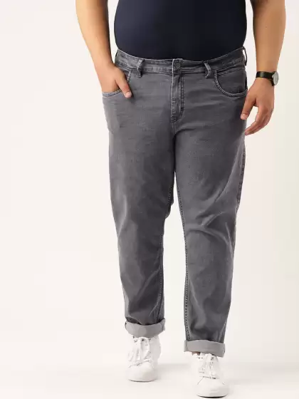Men Plus Size Slim Fit Jeans - image 3