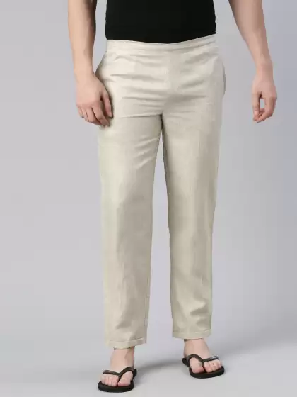Men Solid Sustainable Lounge Pants - image 3