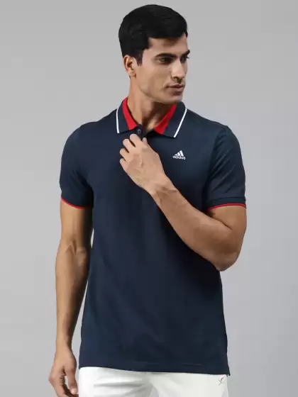 Men ESS Core Polo Cotton Pure Cotton T-shirt - image 3