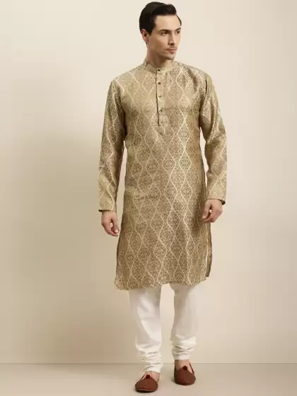Men Ethnic Motifs Kurta - image 3
