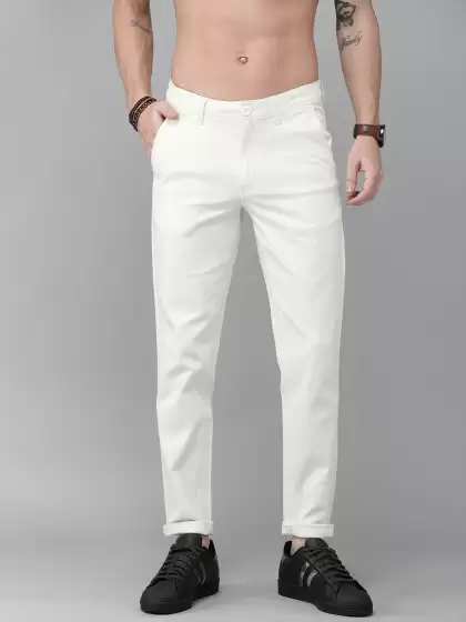 Men Regular Fit Regular Trousers - image 3