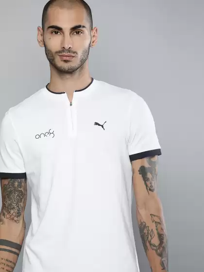 Printed Henley Neck T-shirt - image 3
