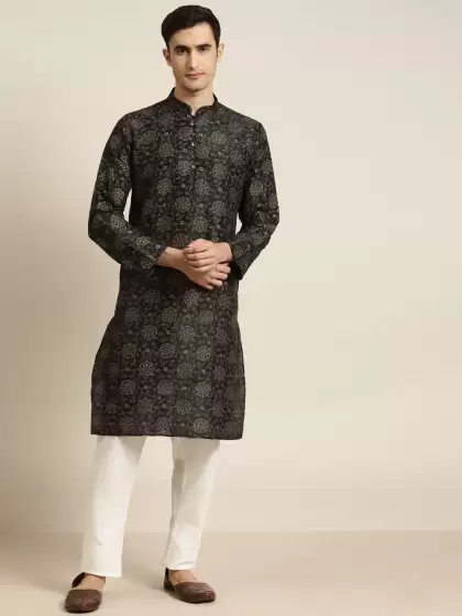 Men Ethnic Motifs Printed Kurta - image 3