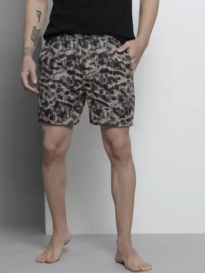 Men Printed Lounge Shorts - image 3