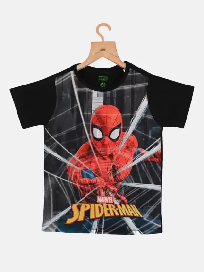 Boys Spiderman Print T-shirt - image 3