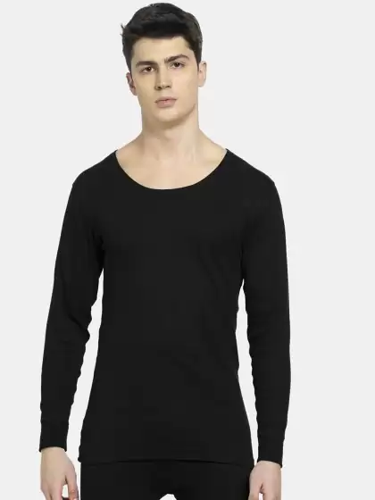Men Solid Thermal Top - image 3