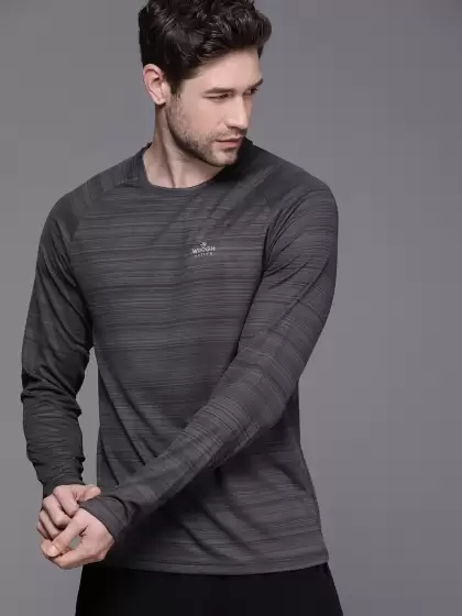 Men Solid Slim Fit T-shirt - image 3