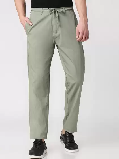 Men Cotton Regular Trousers - image 3
