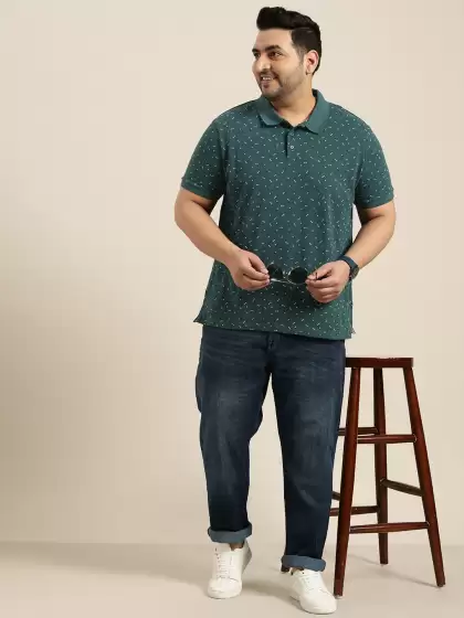 Plus Size Polo Collar T-shirt - image 3
