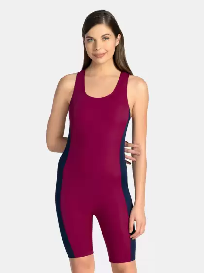 Women Solid Legsuit - image 3