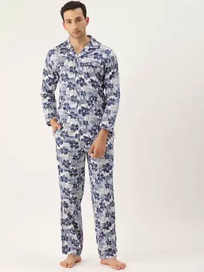 Men Printed Night Suit - image 3