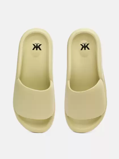 Women Solid Sliders - image 3