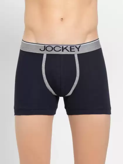 Men Solid Pure Super Combed Cotton Trunks - image 3
