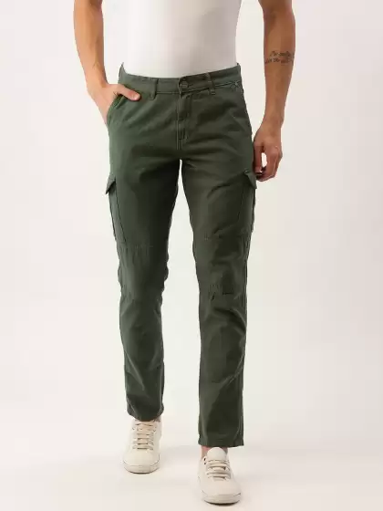 Men Slim Fit Cargos Trousers - image 3