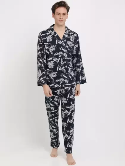 Men Cotton Night suit - image 3