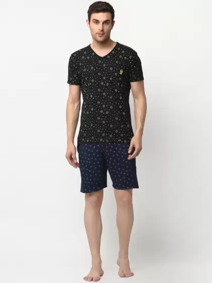 Men Printed Night suit - image 3