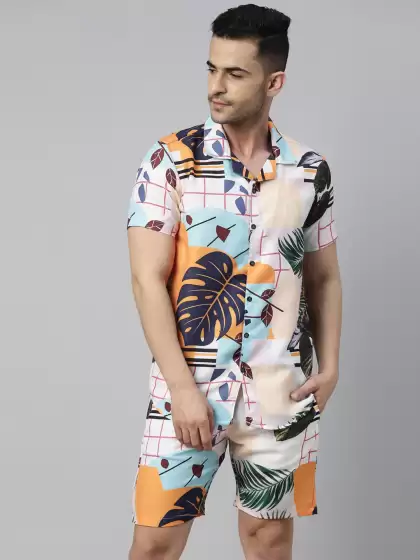Men Printed Night suit - image 3