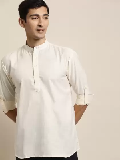 Men Above Knee Length Kurta - image 3