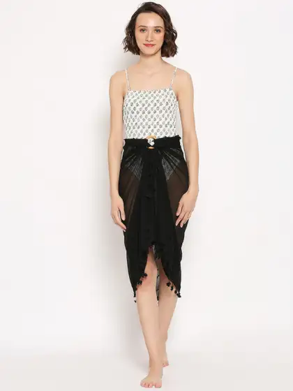 Women Solid Sarong - image 3