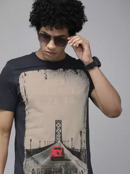 Printed Cotton T-shirt - image 3