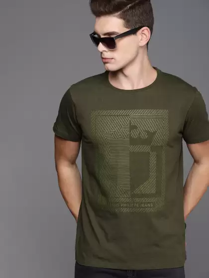 Men Printed Cotton SF T-shirt - image 3