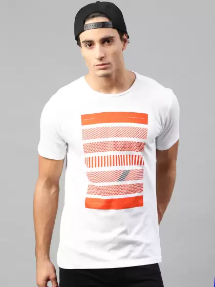 Printed Cotton Pure Cotton T-shirt - image 3