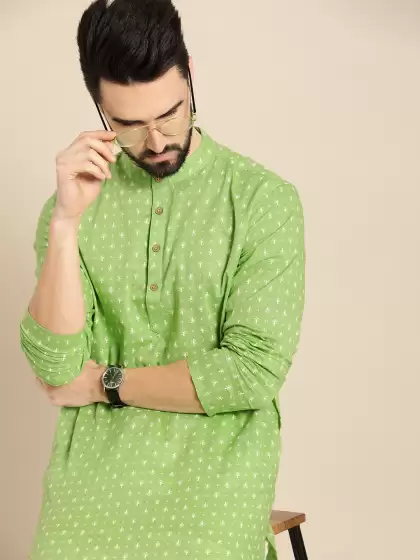 Men Ethnic Motifs Printed Kurta - image 3