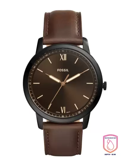 Men Leather Straps Watch - image 3