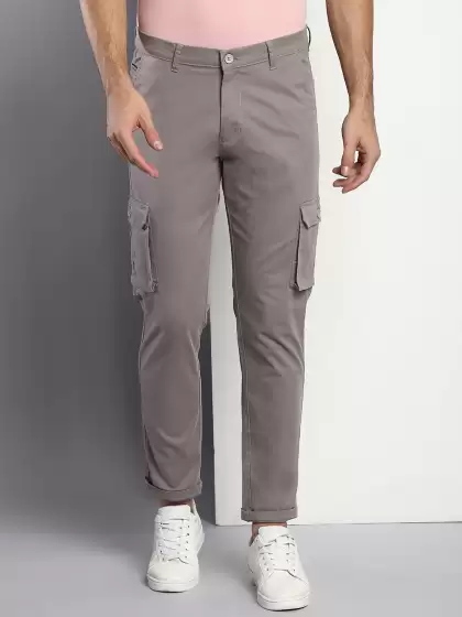 Men Tapered Fit Cargos Trousers - image 3