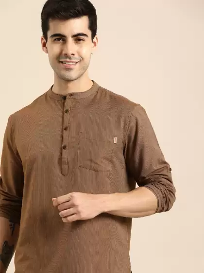Men Striped Kurta - image 3