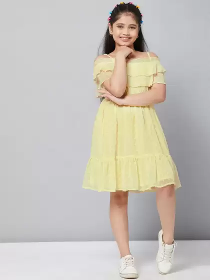 Girl's Chiffon Empire Dress - image 3