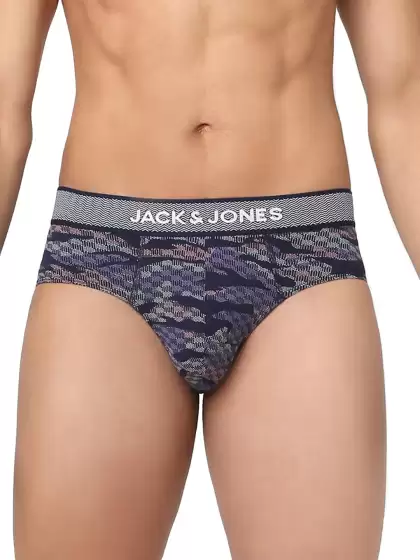Men Printed Cotton Basic Briefs - image 3