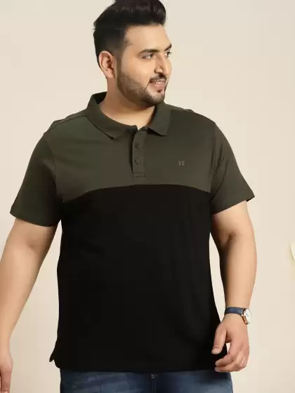 Plus Size Polo Collar T-shirt - image 3