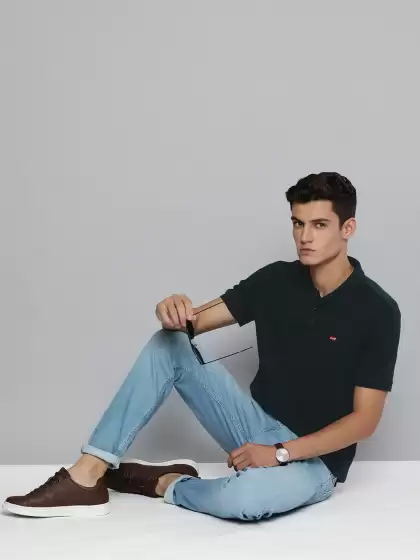 Men Polo Collar T-shirt - image 3