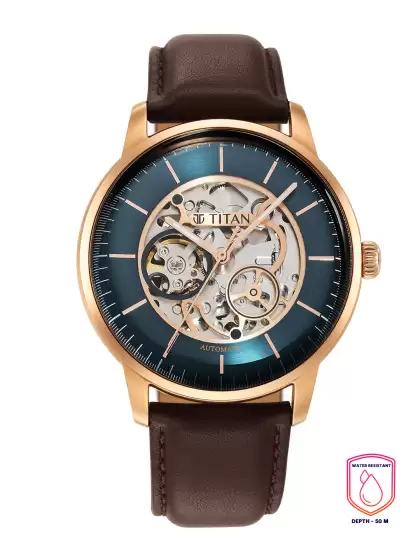Men Leather Straps Watch - image 3