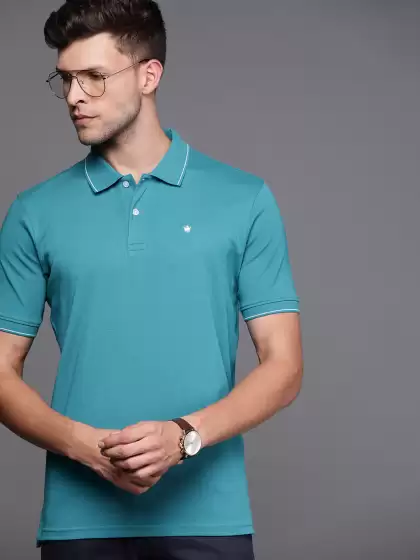 Men Polo Collar Cotton T-shirt - image 3