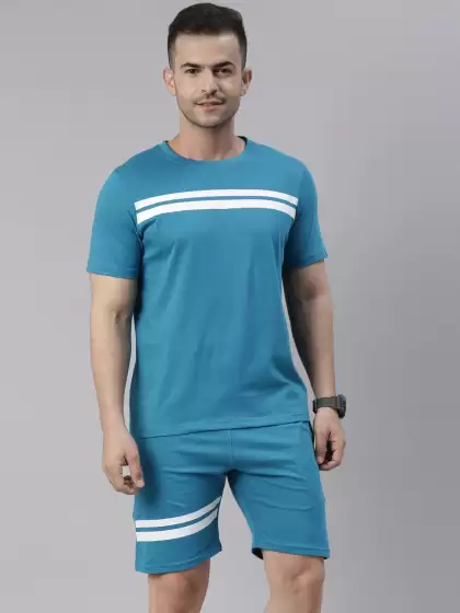 Men Striped Night Suit - image 3