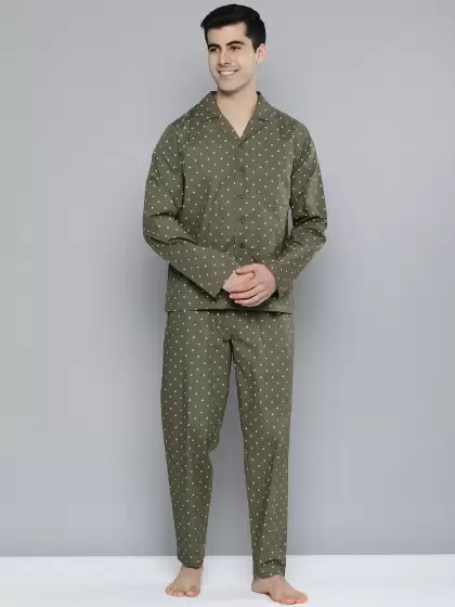 Men Printed Night suit - image 3