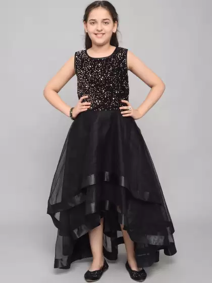 Embellished Net Maxi Dress - image 3