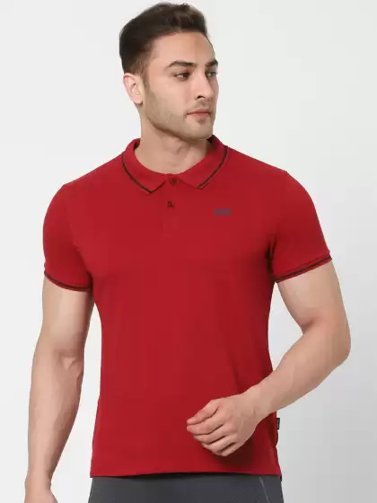 Men Polo Collar Lounge T-shirt - image 3